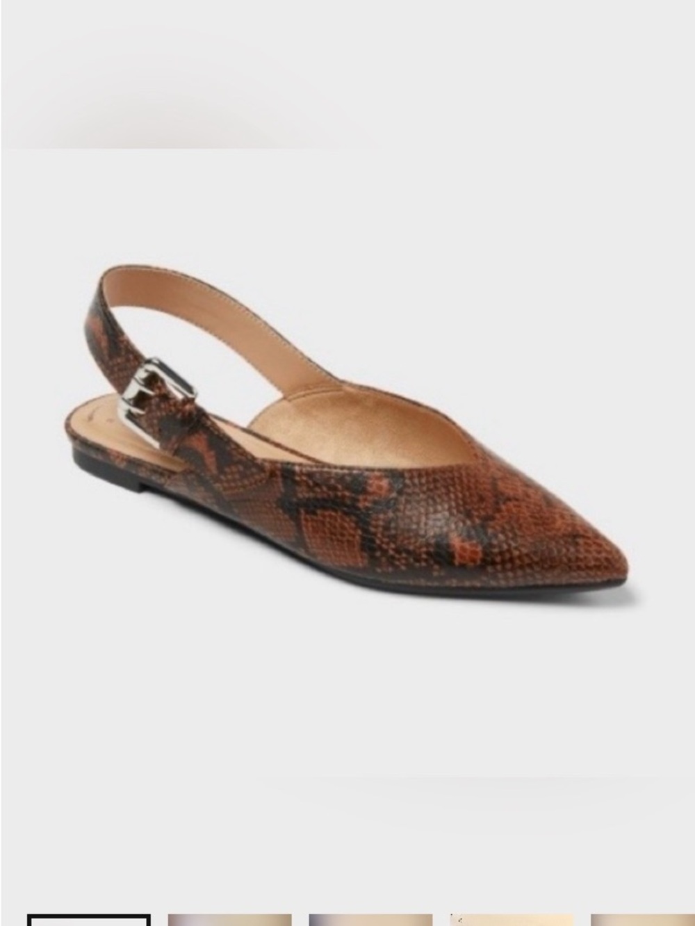Women’s Victoria Shoes with Memory Foam Insole A New Day Dark Brown Size 7 new